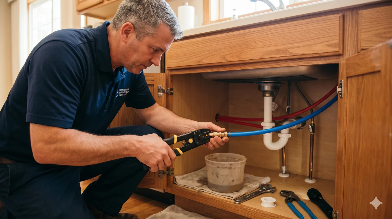 Plumbing repair and fixture installs